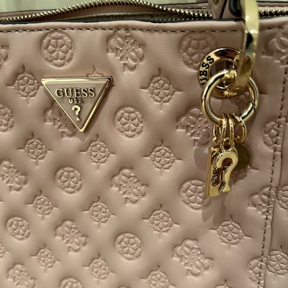 Pink Guess Tote Bag - Picture 3 of 6